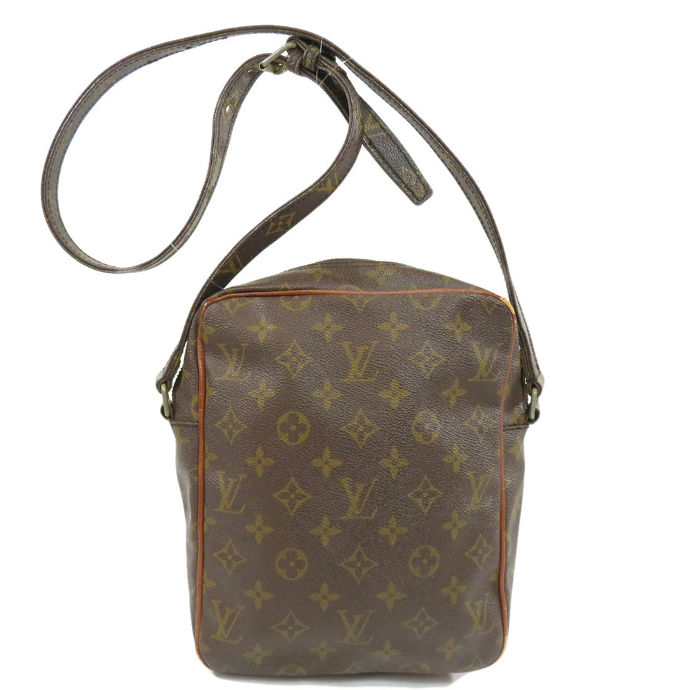 Louis Vuitton Shoulder Danube Canvas Monogram Bag Brown